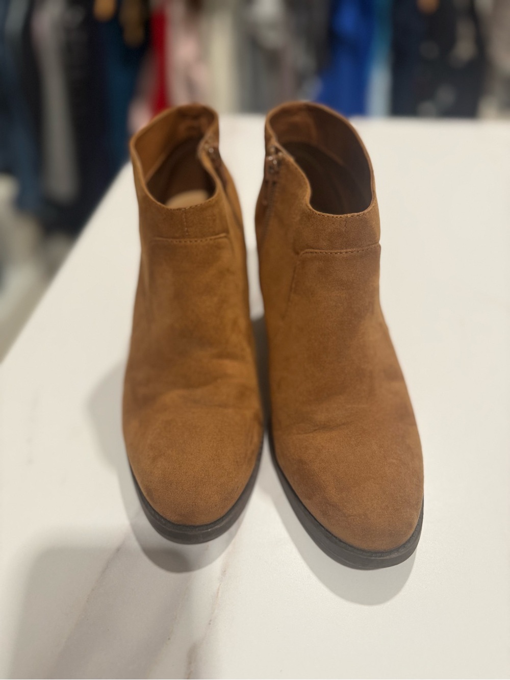 Market & Spruce Men's Tan Suede Chukka Boots